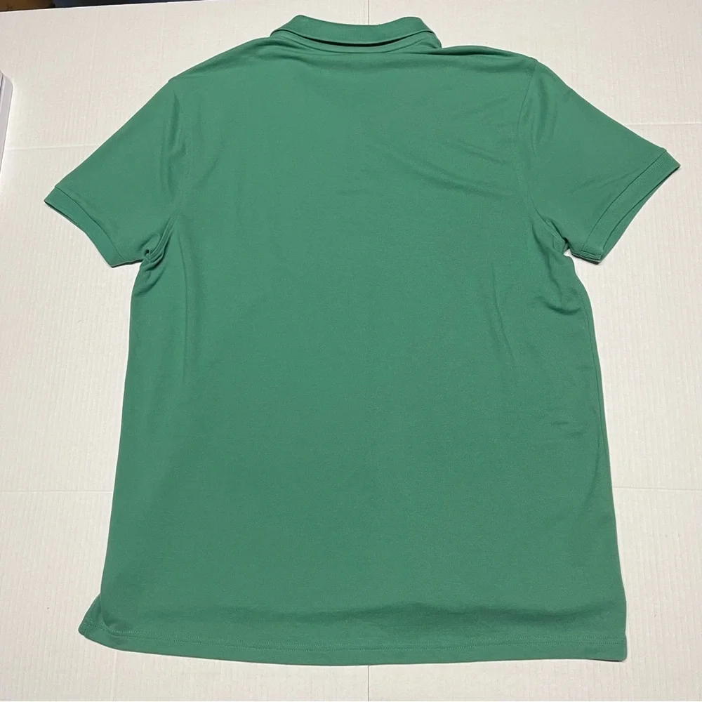 J.Crew Men’s Green XL Flex Pique Polo Shirt